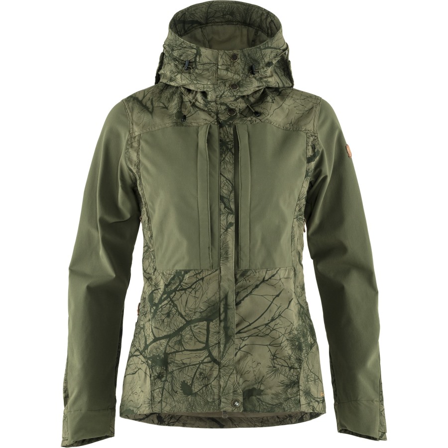 Green Camo-Laurel Green Fjällräven Outlets Keb Jacket W