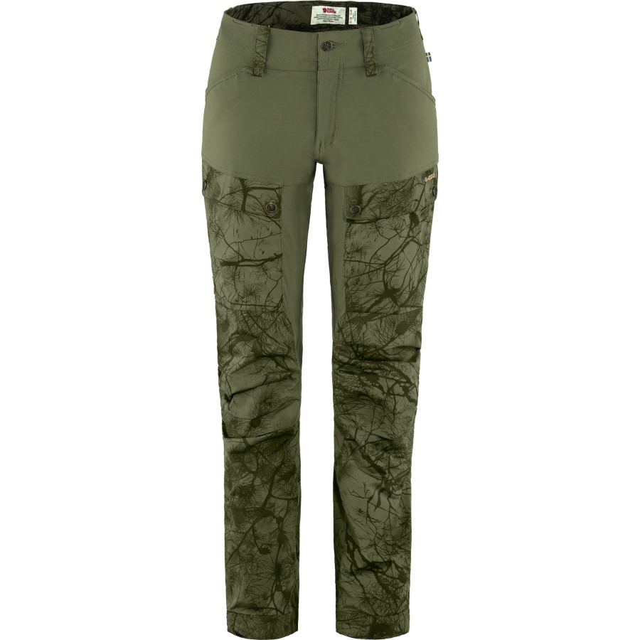 Fjällräven Outlets Green Camo-Laurel Green Keb Trousers W Reg