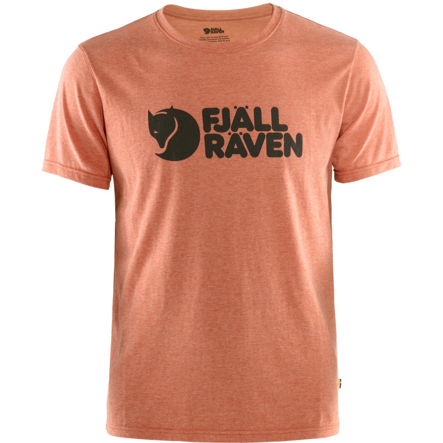 Rowan Red-Melange Logo T-Shirt M Fjällräven Outlets