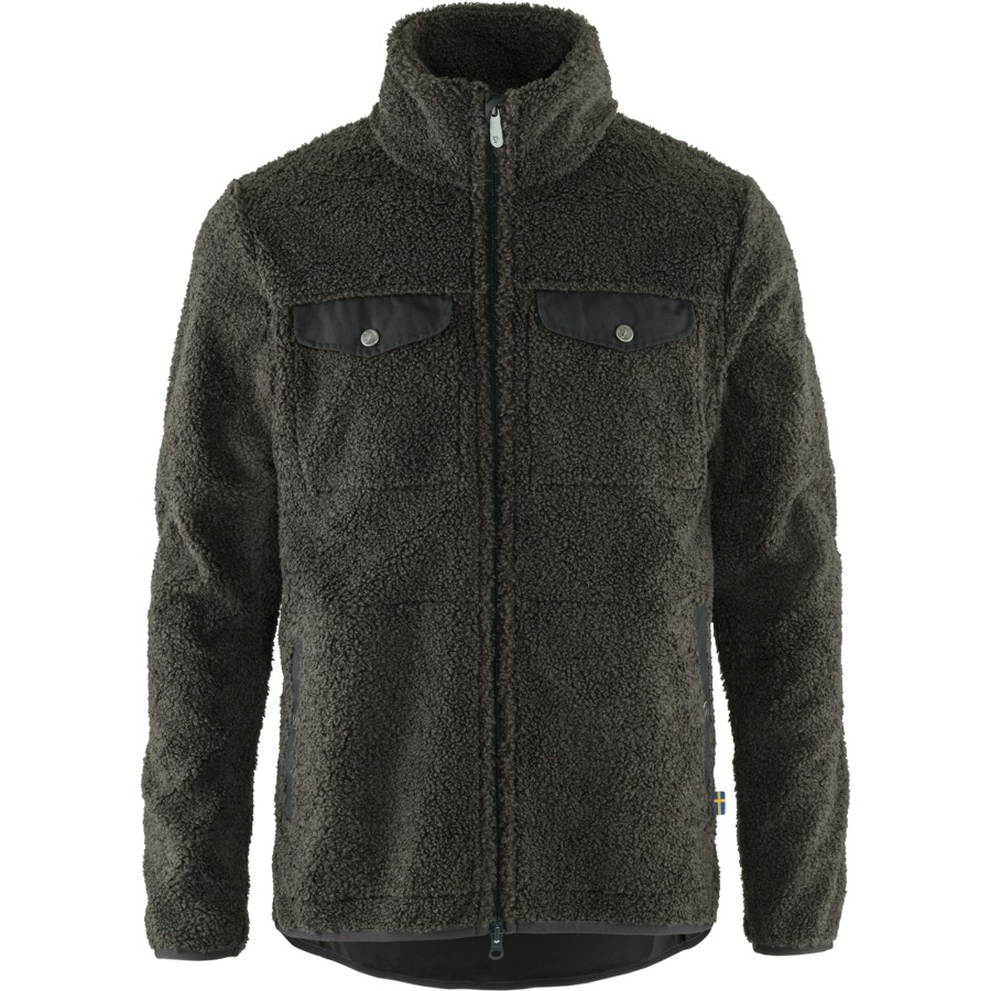 Fjällräven Outlets Brand Dark Grey Greenland Pile Fleece M