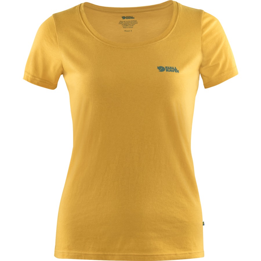 Ochre Fjällräven Outlets Logo T-Shirt W