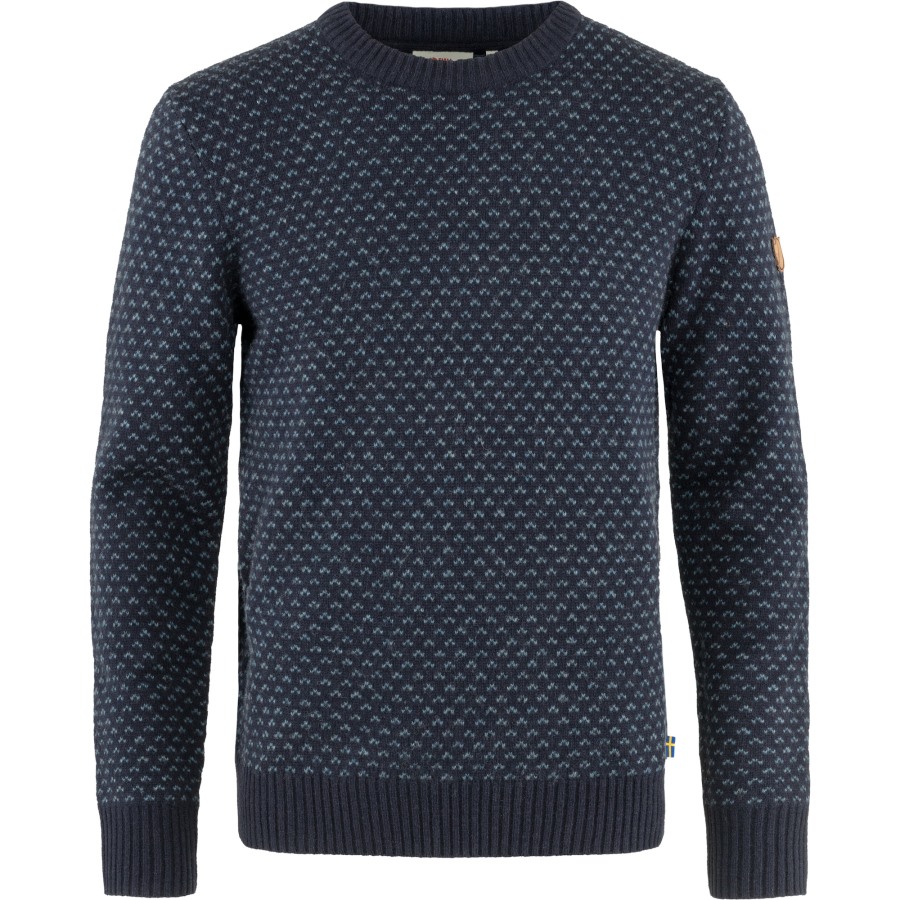 Övik Nordic Sweater M Dark Navy Fjällräven Outlets Brand