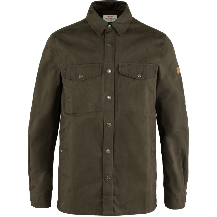 Singi Overshirt M Fjällräven Outlets Dark Olive