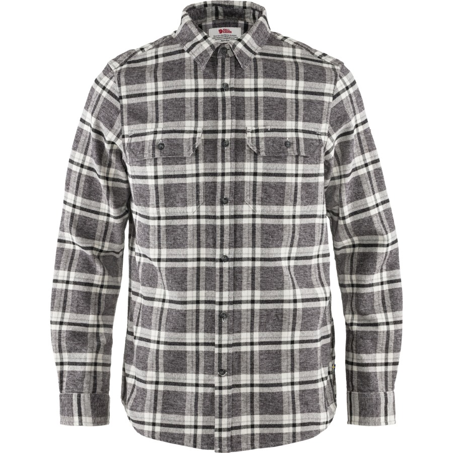 Fjällräven Outlets Övik Heavy Flannel Shirt M Dark Grey