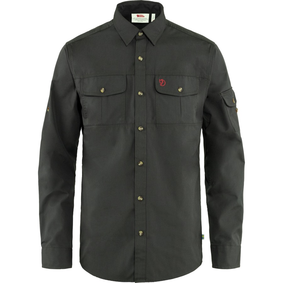 Fjällräven Outlets Dark Grey Singi Trekking Shirt Ls M