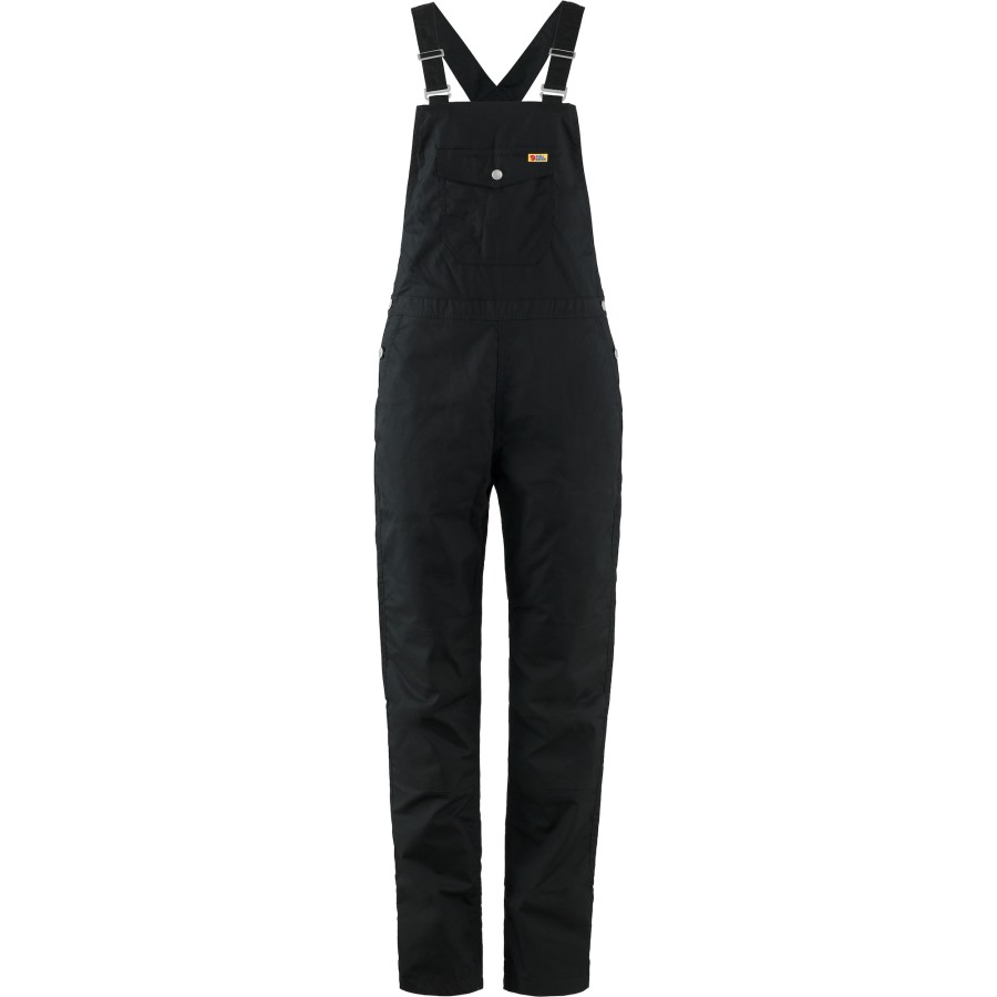 Black Fjällräven Outlets Vardag Dungaree Trousers W