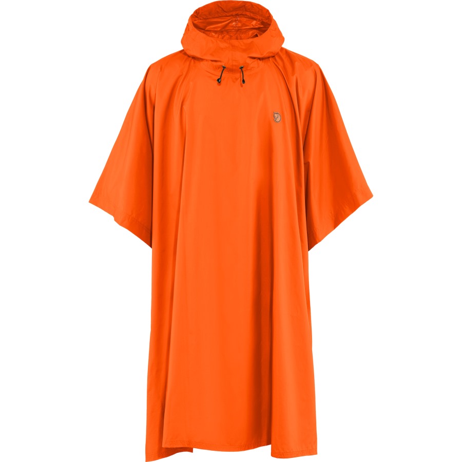 Safety Orange Poncho Fjällräven Outlets