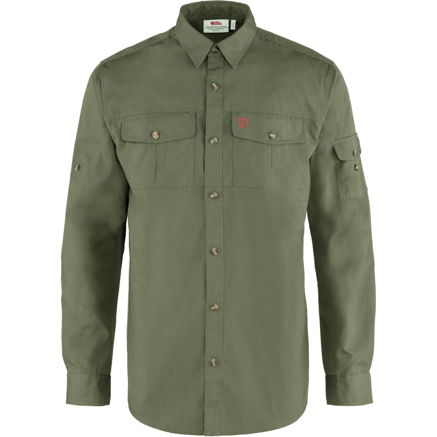 Singi Trekking Shirt Ls M Fjällräven Outlets Laurel Green