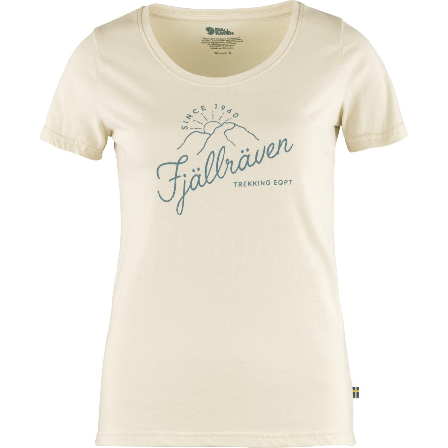 Chalk White Sunrise T-Shirt W Fjällräven Outlets