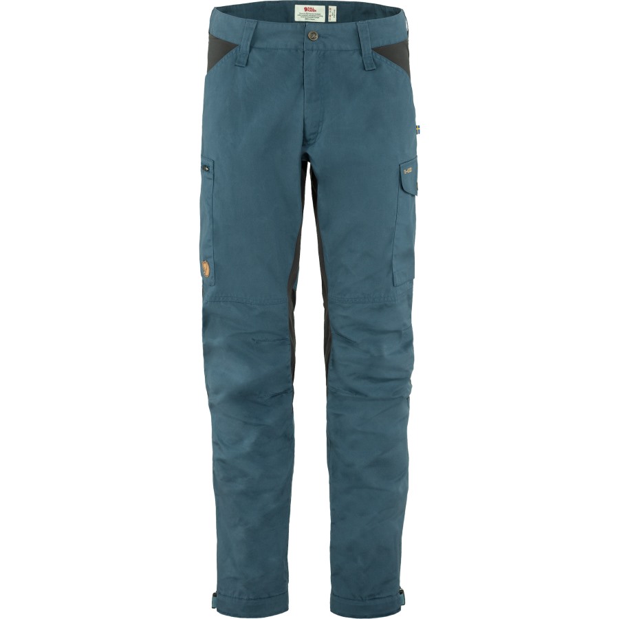 Fjällräven Outlets Kaipak Trousers M Long Uncle Blue-Dark Grey