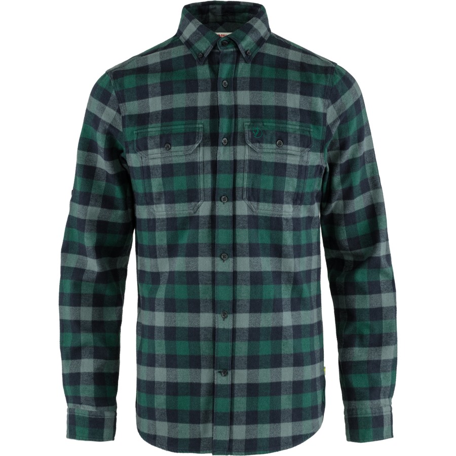 Arctic Green-Dark Navy Skog Shirt M Fjällräven Outlets