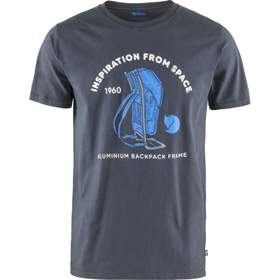 Space T-Shirt Print M Navy Fjällräven Outlets