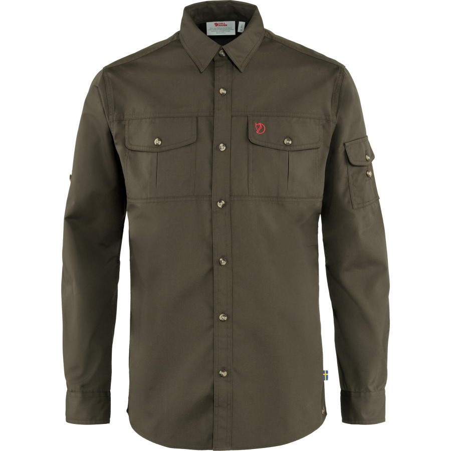 Fjällräven Outlets Singi Trekking Shirt Ls M Dark Olive
