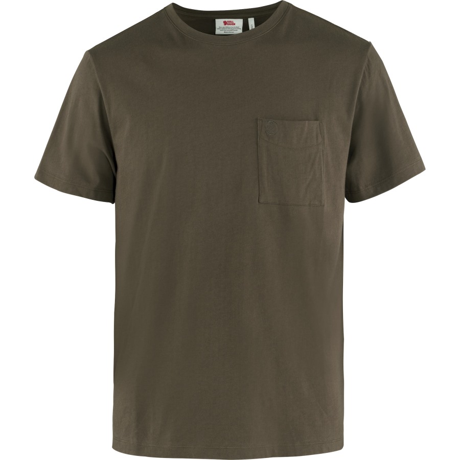 Övik T-Shirt M Fjällräven Outlets Dark Olive