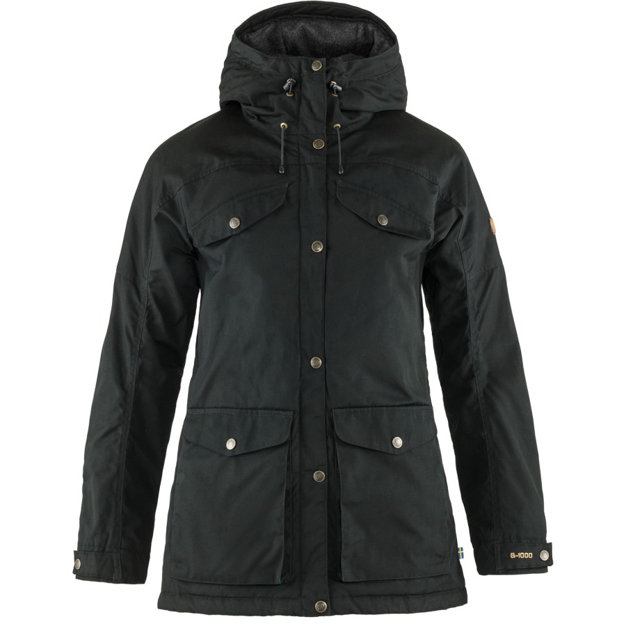 Vidda Pro Wool Padded Jacket W Fjällräven Outlets Black