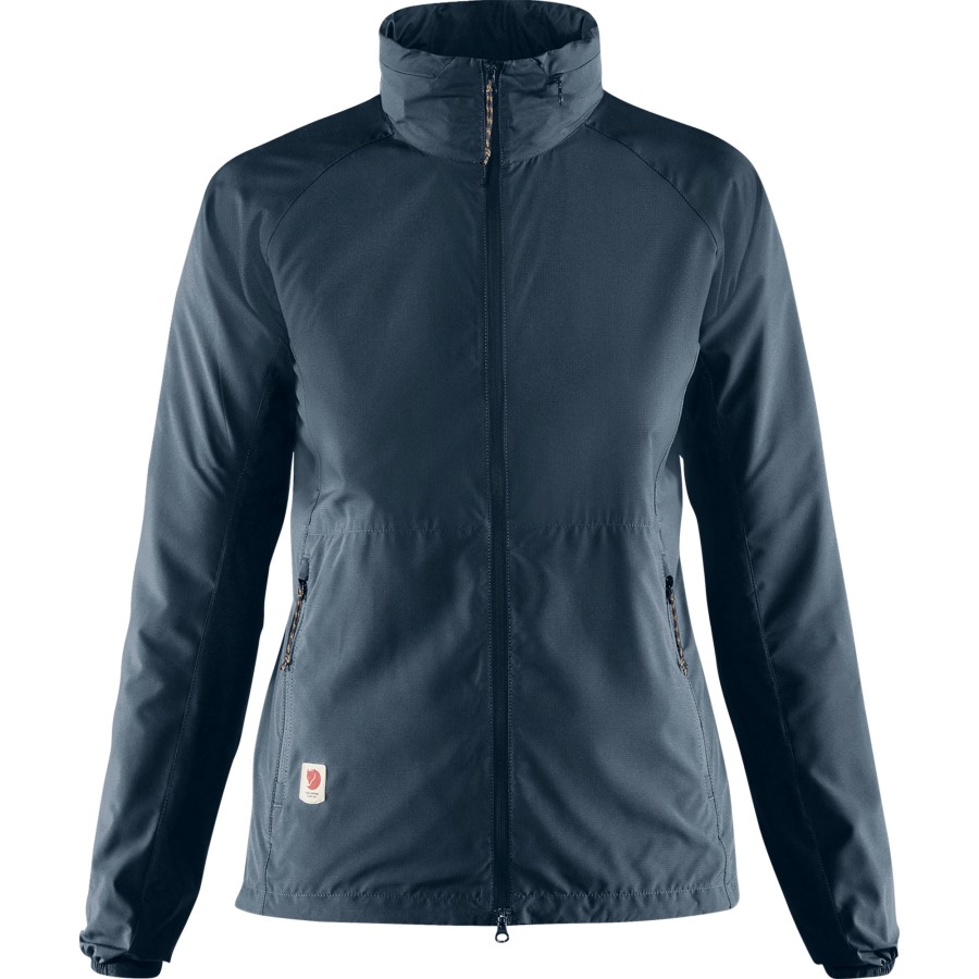 Navy High Coast Lite Jacket W Fjällräven Outlets