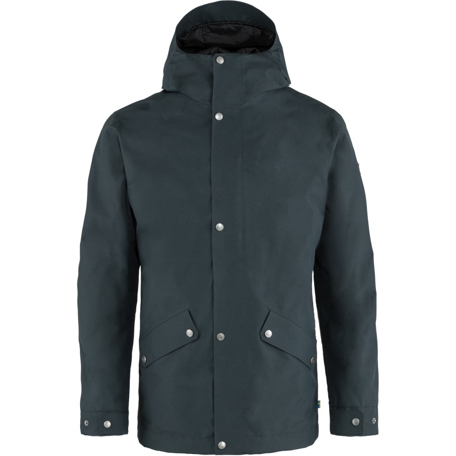 Dark Navy Fjällräven Outlets Brand Visby 3 In 1 Jacket M
