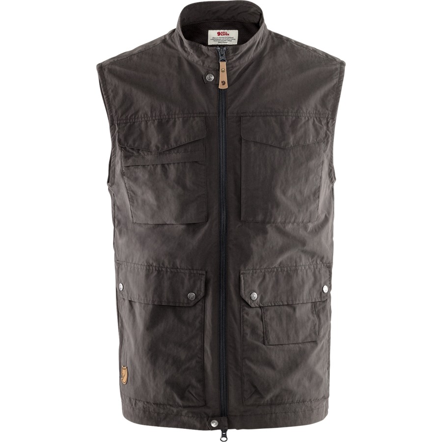 Dark Grey Travellers Mt Vest M Fjällräven Outlets