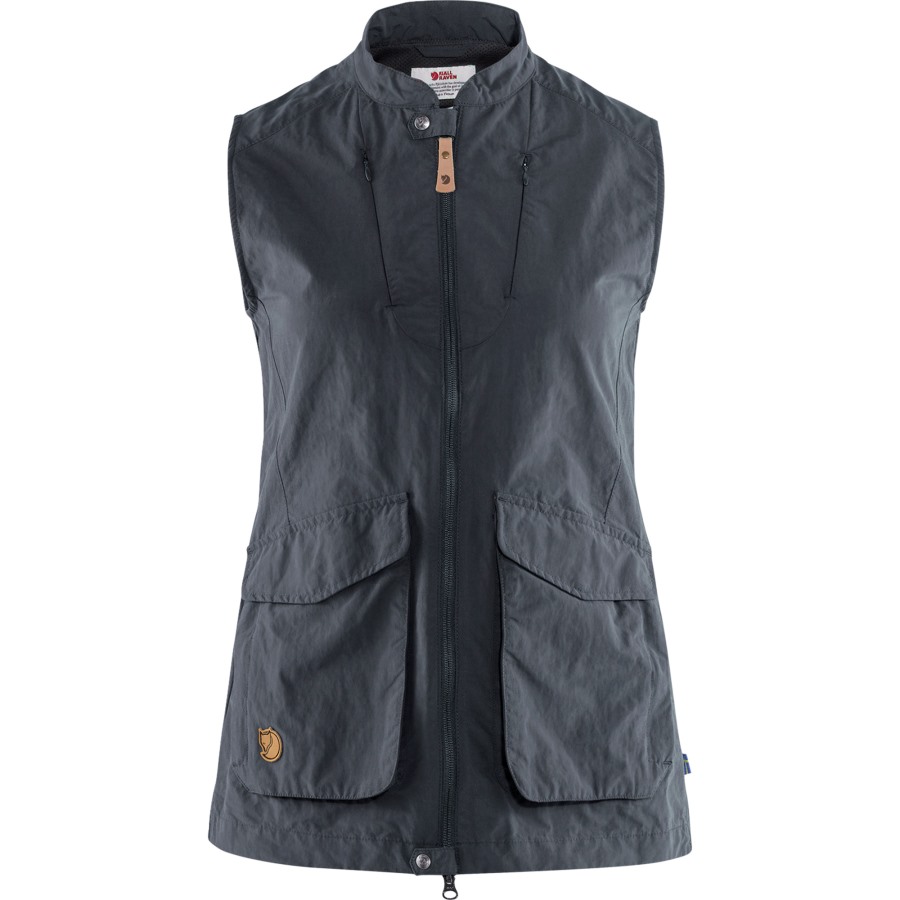 Travellers Mt Vest W Dark Navy Fjällräven Outlets