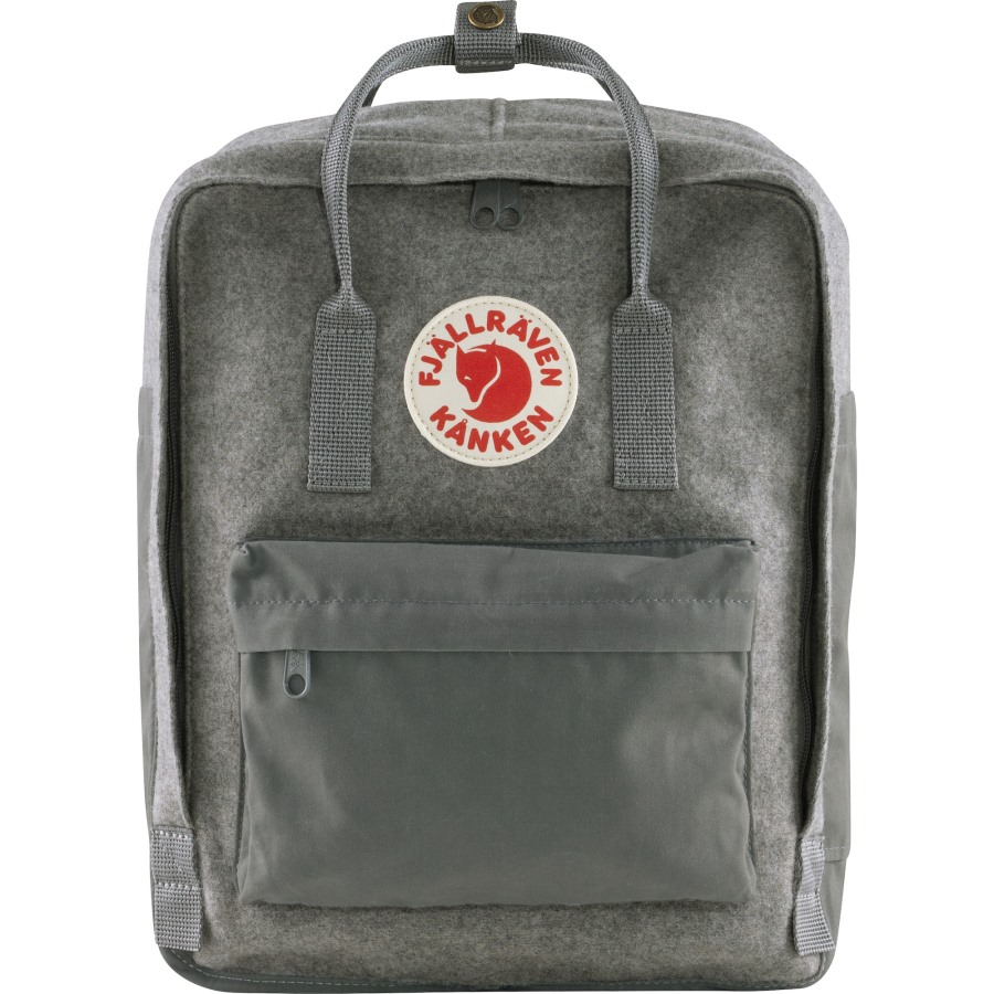 Granite Grey Kånken Re-Wool Fjällräven Outlets