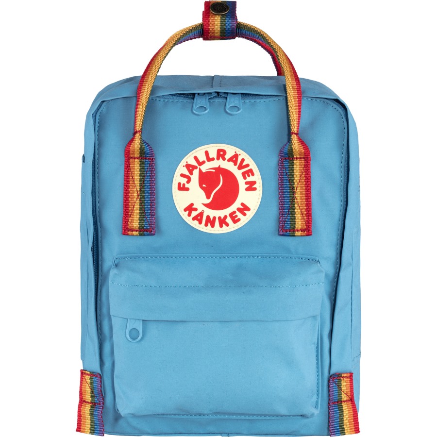 Air Blue-Rainbow Pattern Kånken Rainbow Mini Fjällräven Outlets
