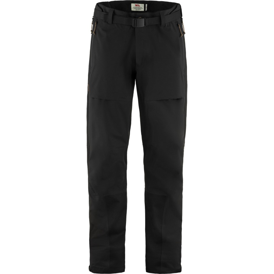 Keb Eco-Shell Trousers M Black Fjällräven Outlets Brand