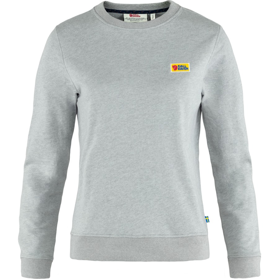 Grey-Melange Vardag Sweater W Fjällräven Outlets Brand