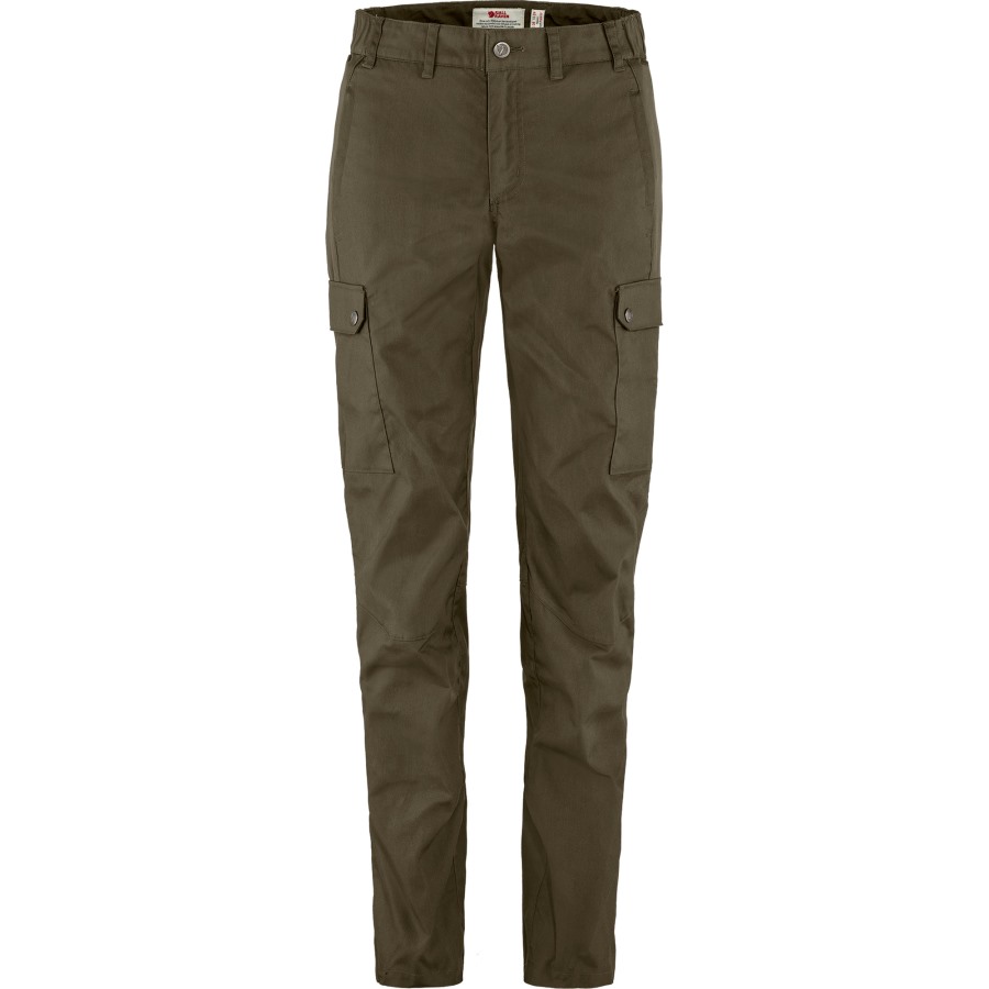 Dark Olive Stina Trousers W Fjällräven Outlets