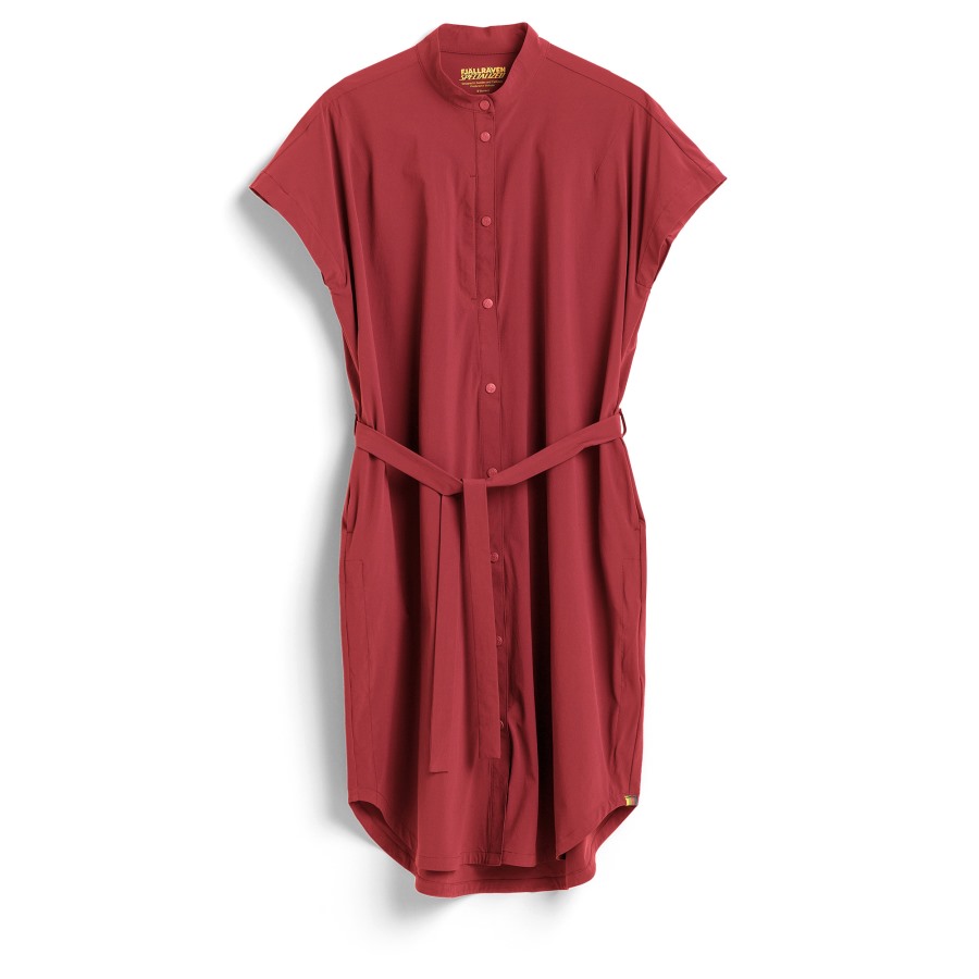 Pomegranate Red Fjällräven Outlets S/F Saddle To Table Dress W