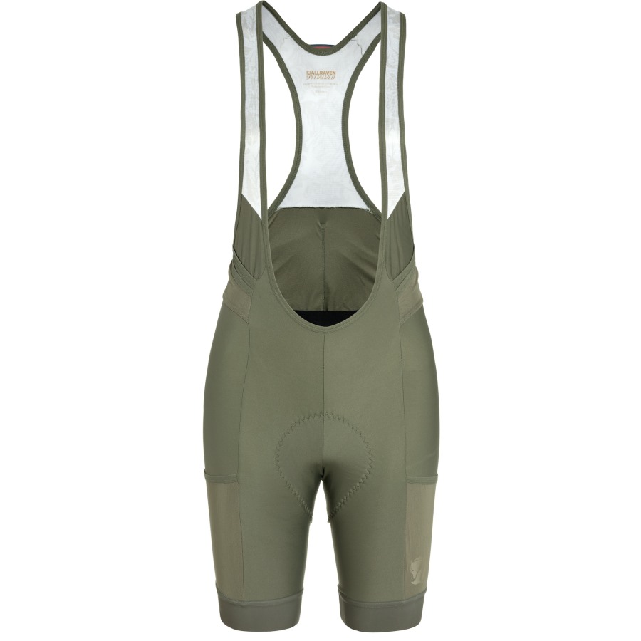 Fjällräven Outlets S/F Adventure Bib Shorts W/ Swat W Green