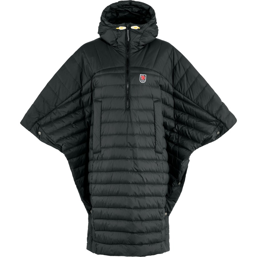 Expedition Down Poncho Black Fjällräven Outlets
