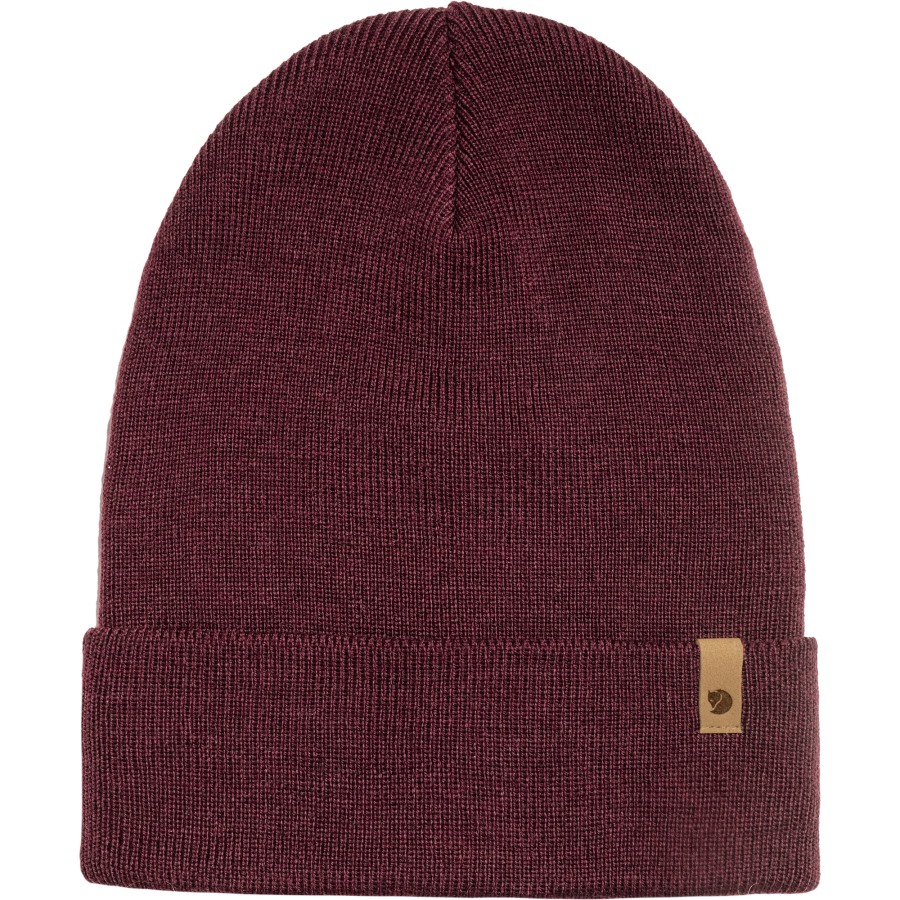 Dark Garnet Classic Knit Hat Fjällräven Outlets