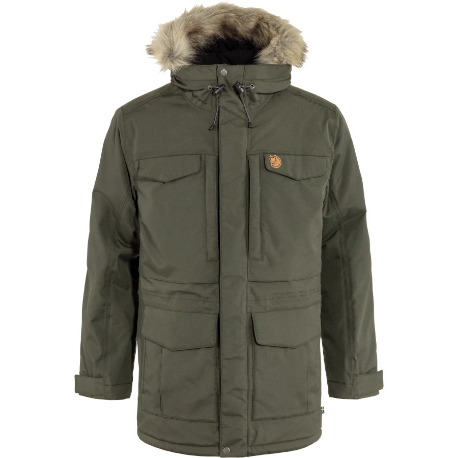 Nuuk Parka M Deep Forest Fjällräven Outlets