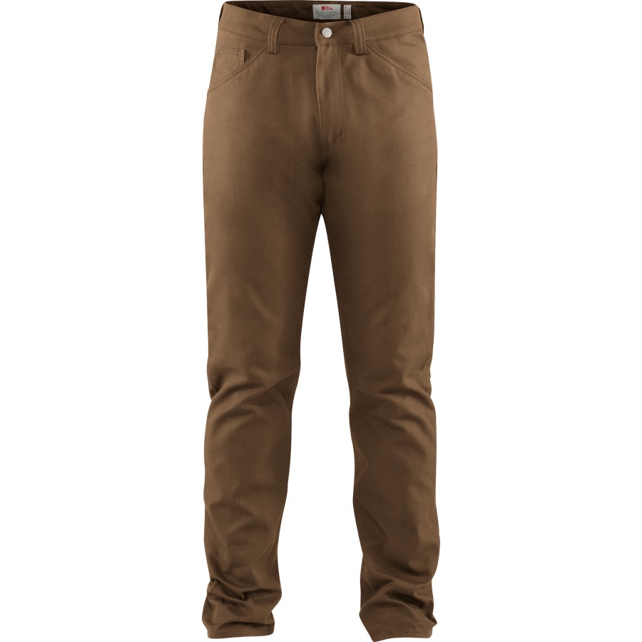 Fjällräven Outlets Greenland Canvas Jeans M Long Dark Sand