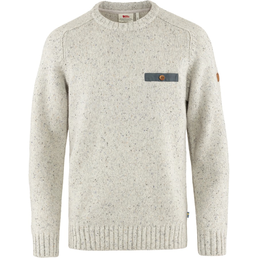 Fjällräven Outlets Chalk White Lada Round-Neck Sweater M