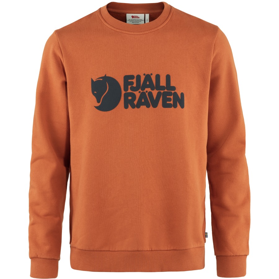 Terracotta Brown Fjällräven Outlets Logo Sweater M