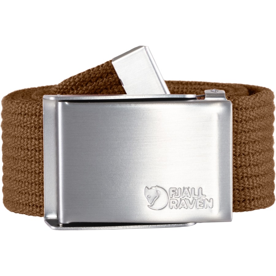 Fjällräven Outlets Brand Timber Brown Canvas Belt