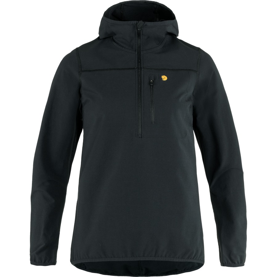 Fjällräven Outlets Black Bergtagen Stretch Half Zip W