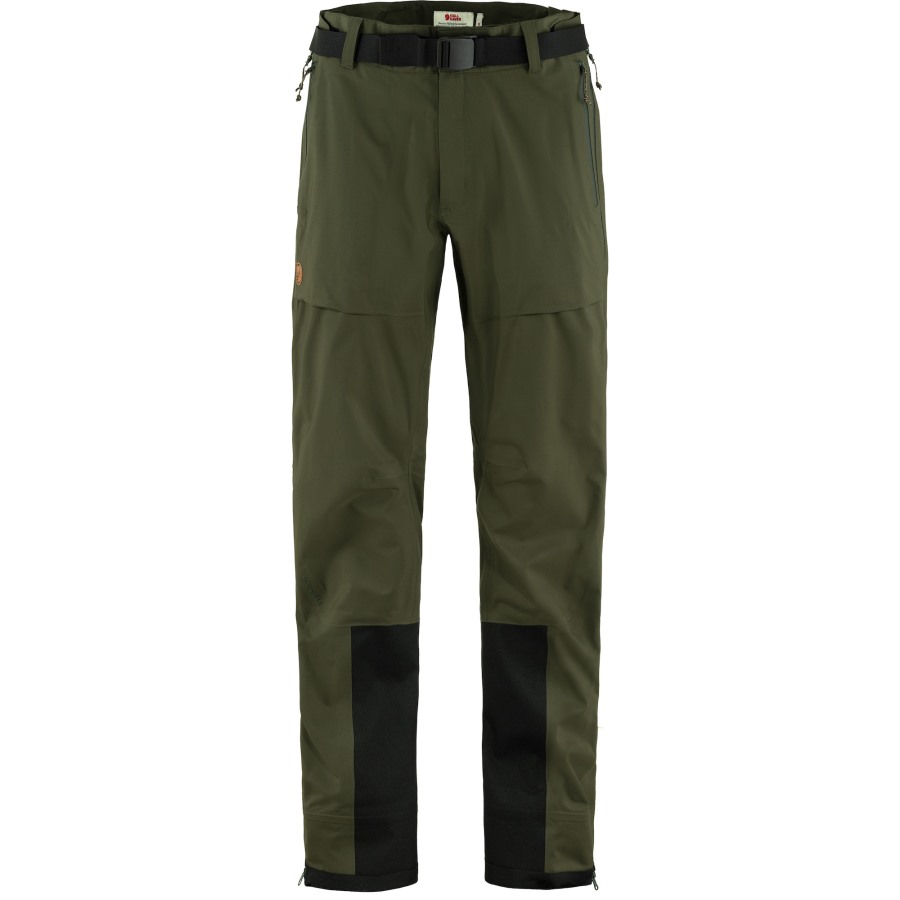 Deep Forest Fjällräven Outlets Keb Eco-Shell Trousers M