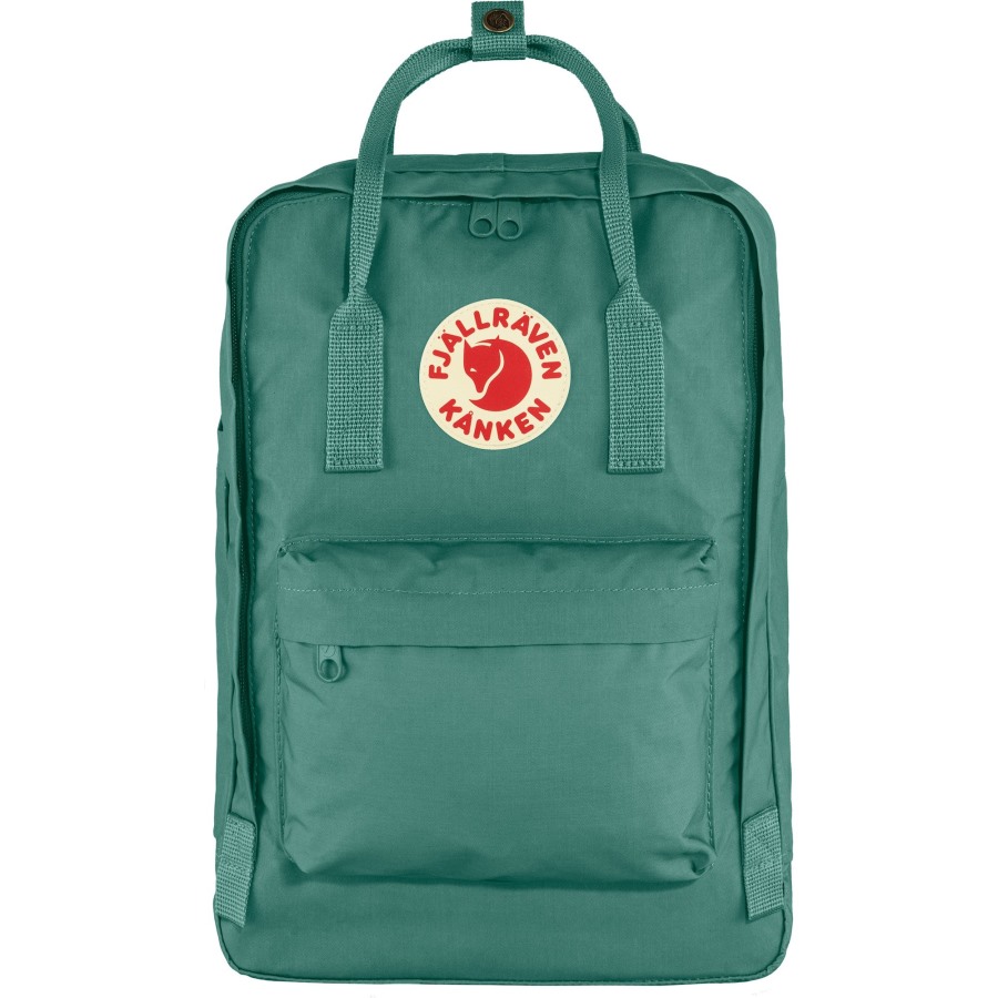 Kånken Laptop 15 Frost Green Fjällräven Outlets Brand