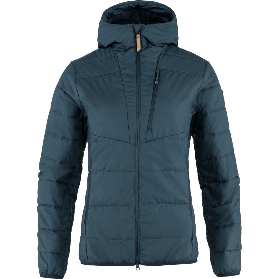 Keb Padded Hoodie W Mountain Blue Fjällräven Outlets