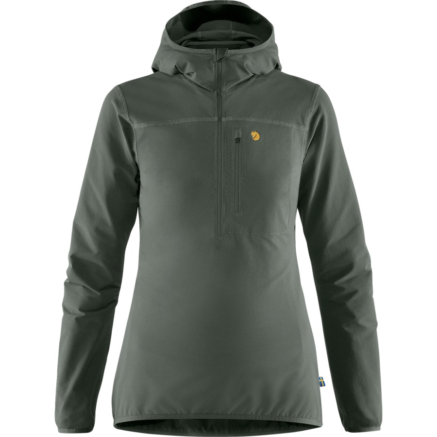 Basalt Fjällräven Outlets Bergtagen Stretch Half Zip W