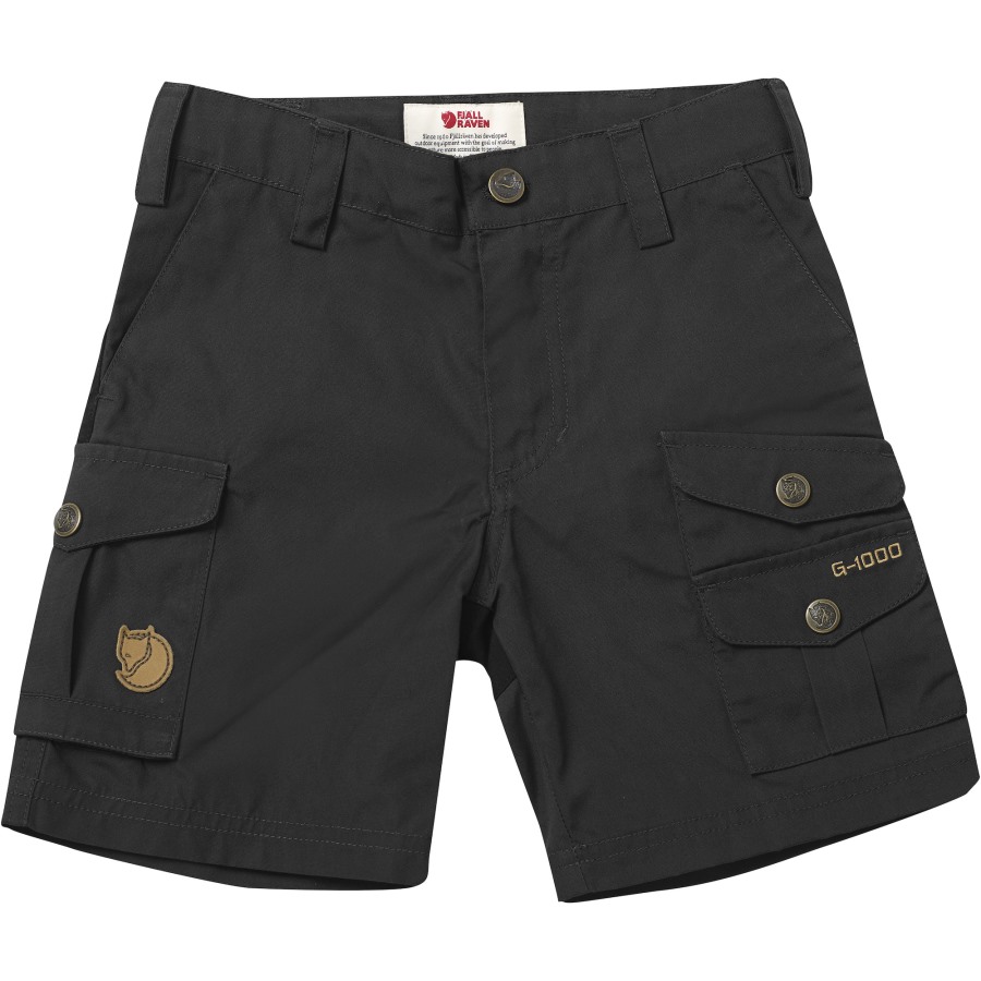 Dark Grey Kids Vidda Shorts Fjällräven Outlets