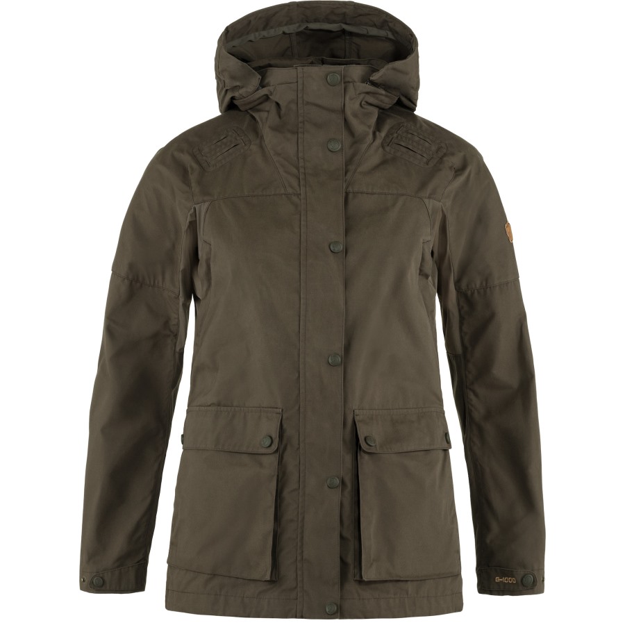Forest Hybrid Jacket W Fjällräven Outlets Dark Olive