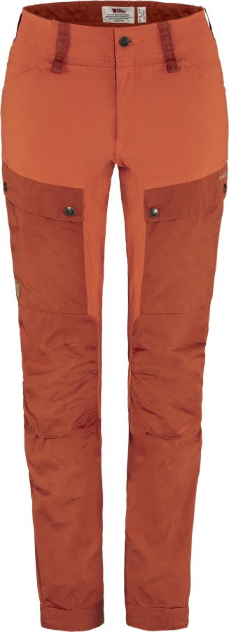 Keb Trousers Curved W Short Fjällräven Outlets Cabin Red-Rowan Red