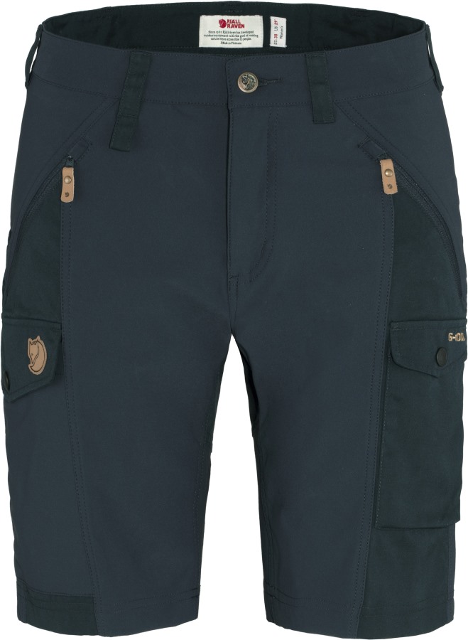 Nikka Shorts Curved W Fjällräven Outlets Dark Navy