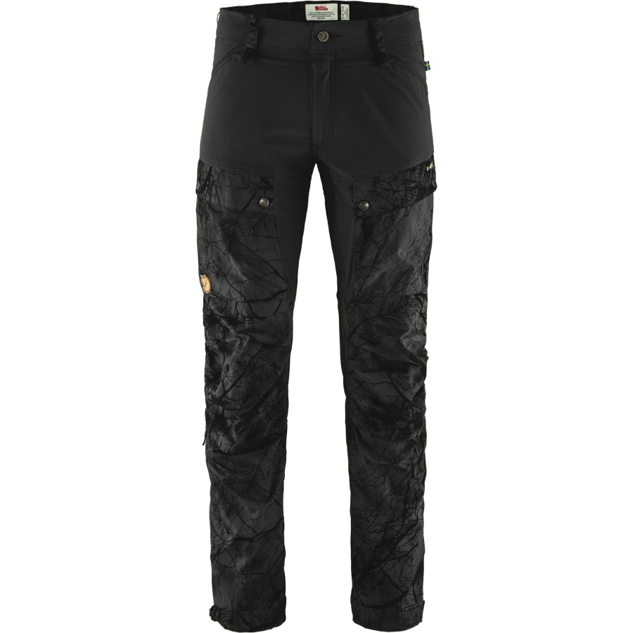 Fjällräven Outlets Keb Trousers M Reg Black Camo-Black