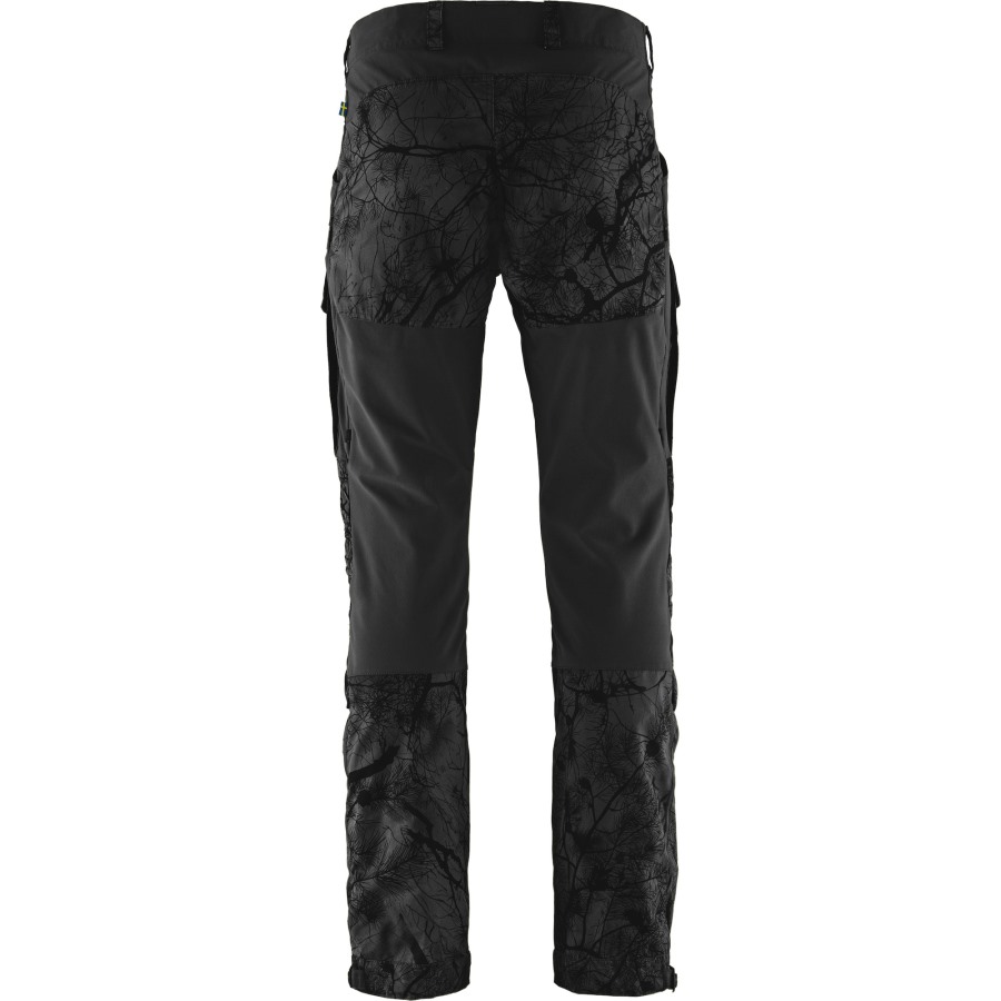 Fjällräven Outlets Keb Trousers M Reg Black Camo-Black