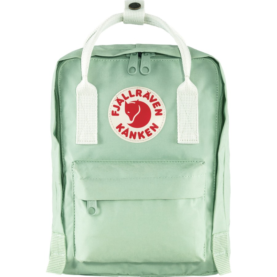 Kånken Mini Mint Green-Cool White Fjällräven Outlets