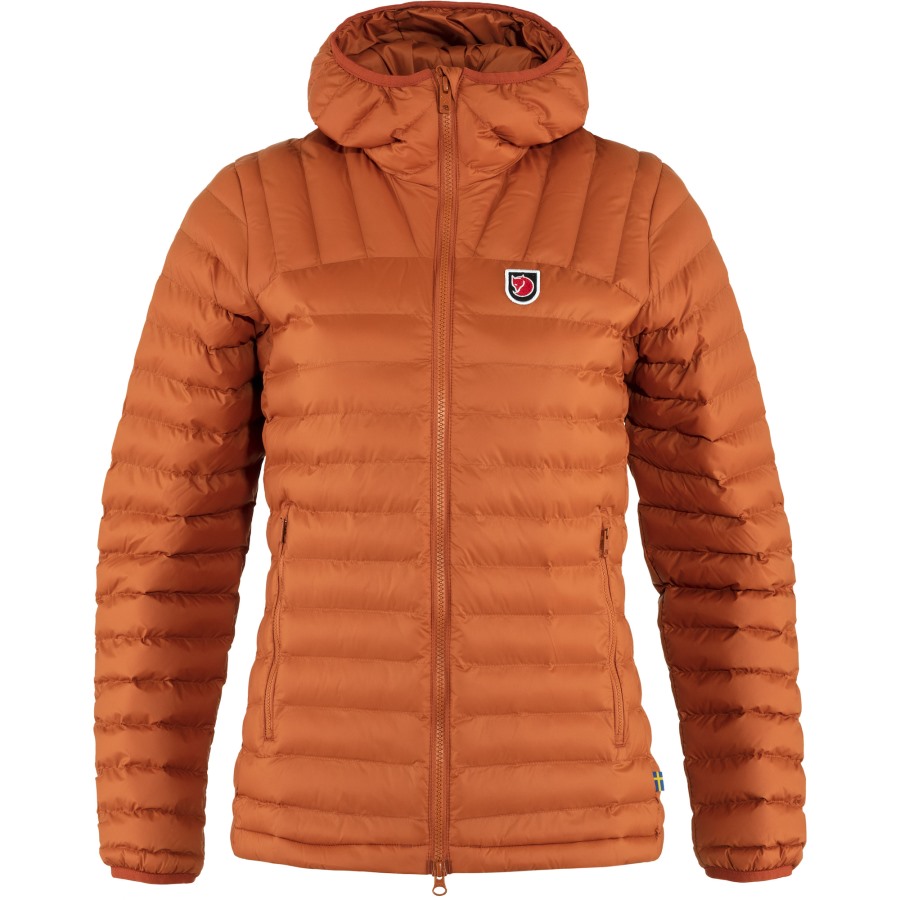 Fjällräven Outlets Terracotta Brown Expedition Lätt Hoodie W